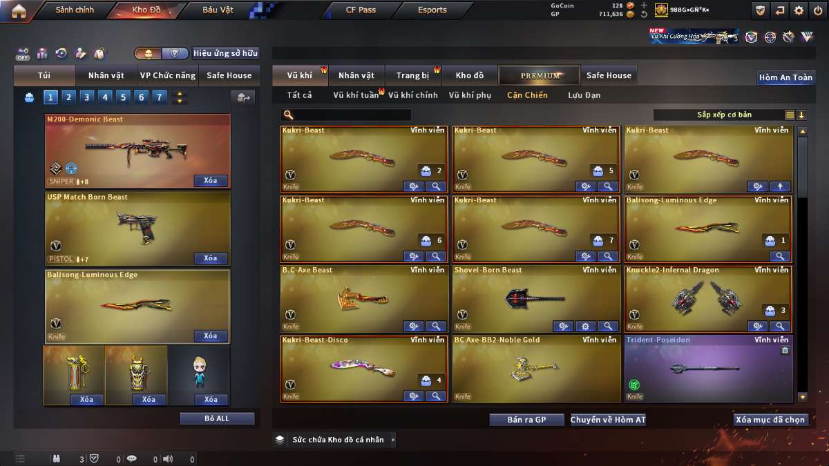 shop acc cf uy tin gia re